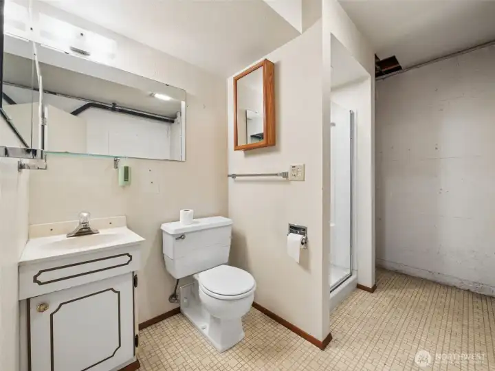 Downstairs 3/4 Bathroom