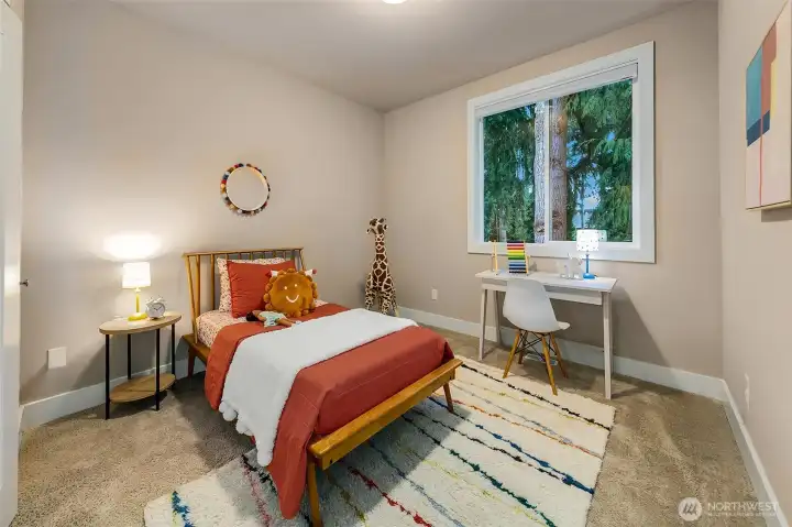 Bedroom 3 with private 3/4 bath Bedroom 3 with private 3/4 bath