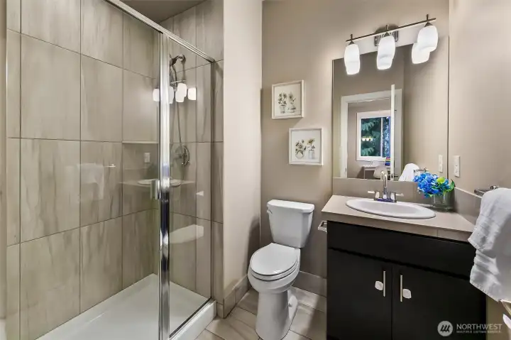 Private 3/4 bath one upper bedroom Private 3/4 bath one upper bedroom