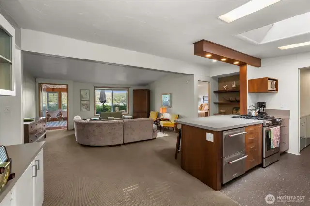 Large open-concept living areas for all.