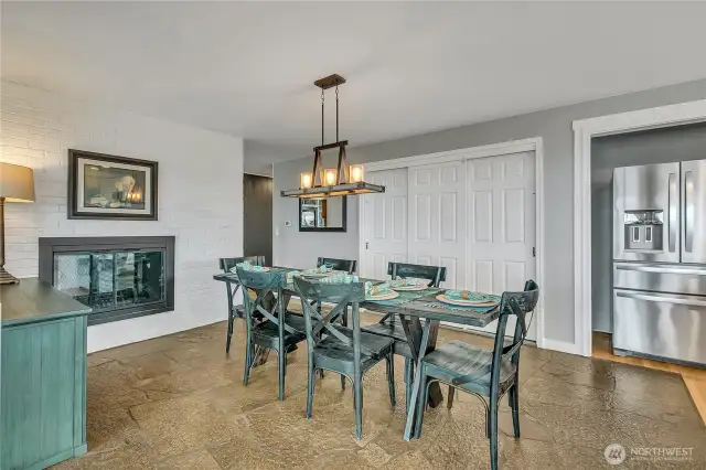 Large dining area