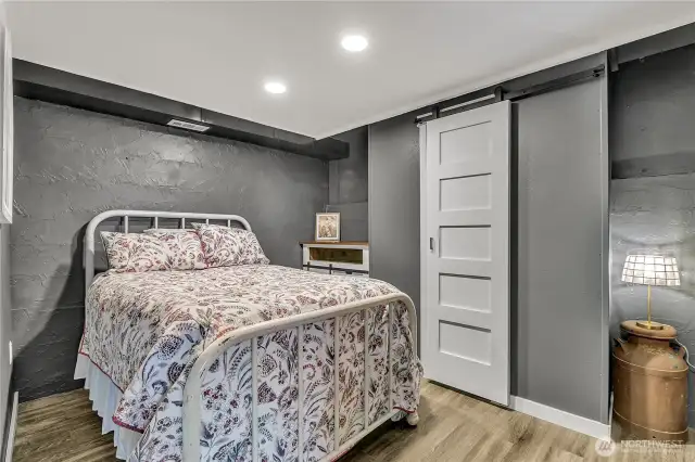 One unit has 1 bedroom and 3/4 bath. Separate entrance