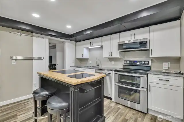 Island goes with seller but is negotiable