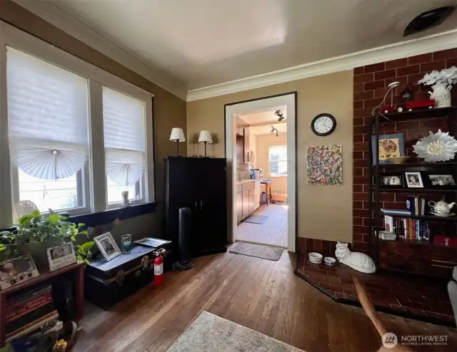 Living Room Looks towards Kitchen