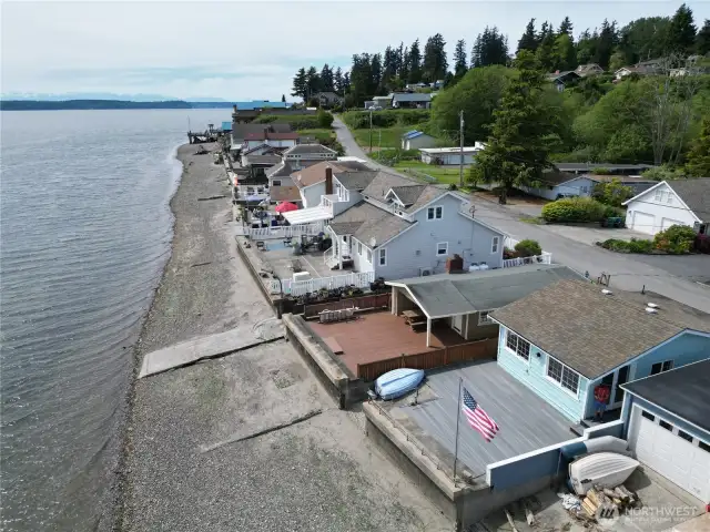 West view w/ Islands and Olympics