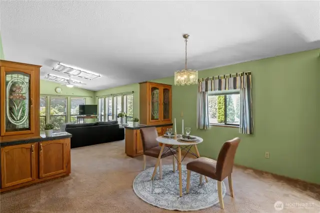 dining room looking into family room