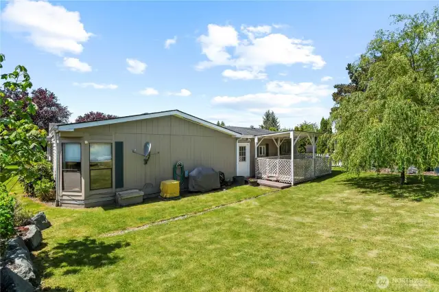 large backyard