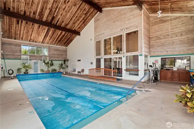 pool in the community clubhouse