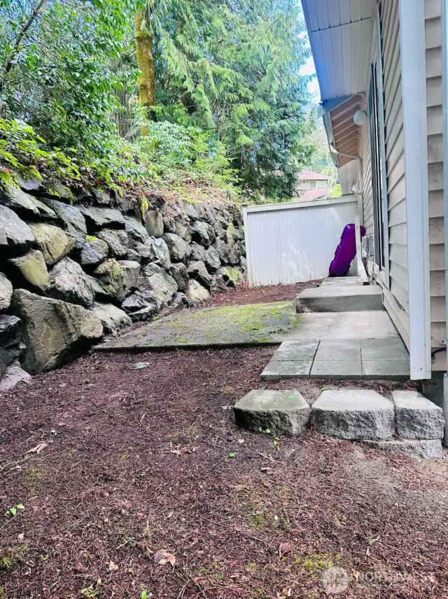 Patio in Back