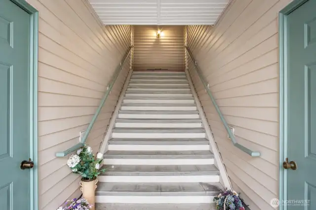 Staircase to main floor