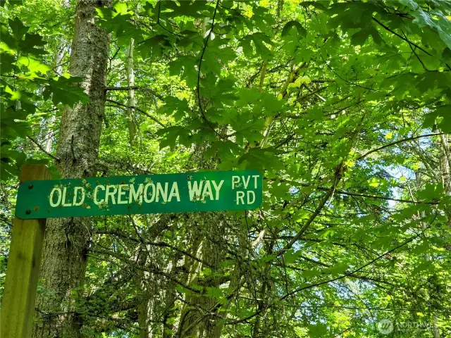 Property is on the corner of Amber View Place and Old Cremona Way.
