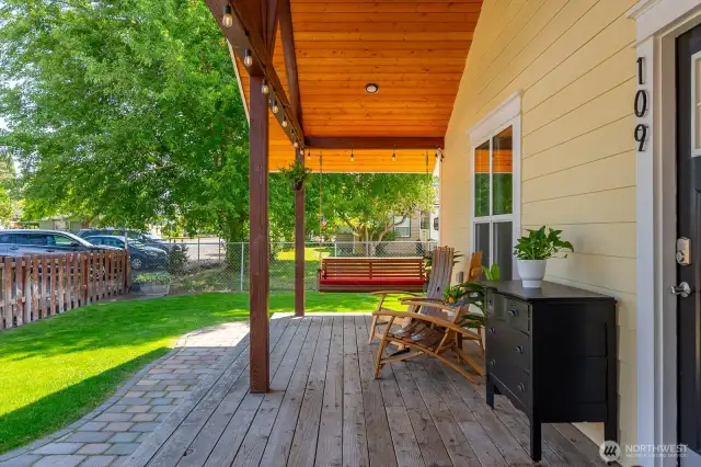 A great place to enjoy the afternoon shade!