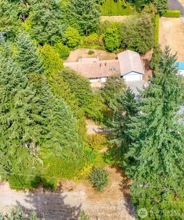 Over an acre of privacy. And close to everything!