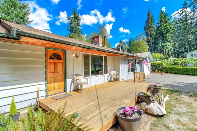 New front deck