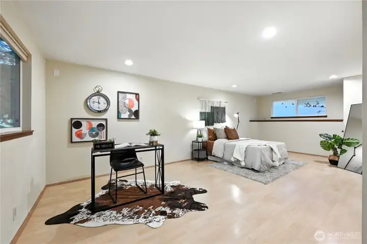 So many different ways this large, flexible space could be configured!