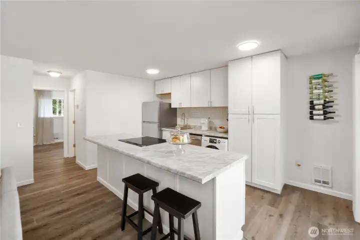 Kitchen with lots of storage