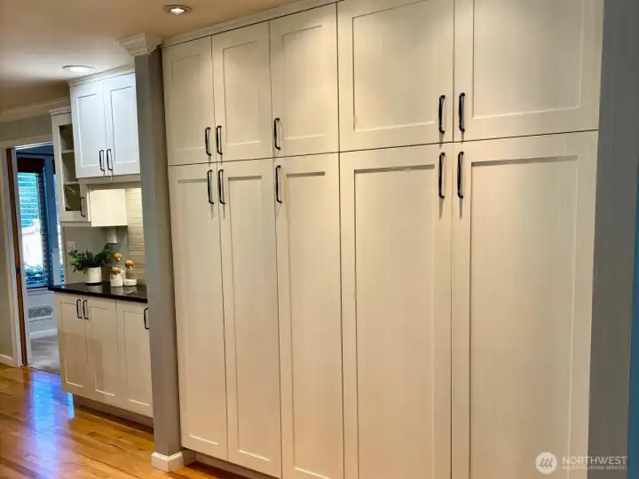 Additional Pantry Cabinets just off from the kitchen.