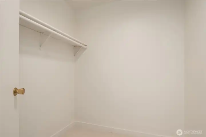 Another huge walk-in storage closet is across the hallway from the hallway and is the size of many home offices.