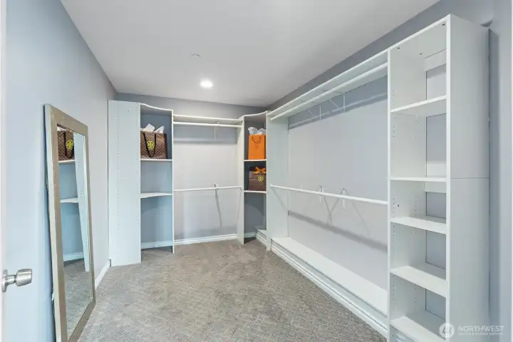 Huge walk in closet