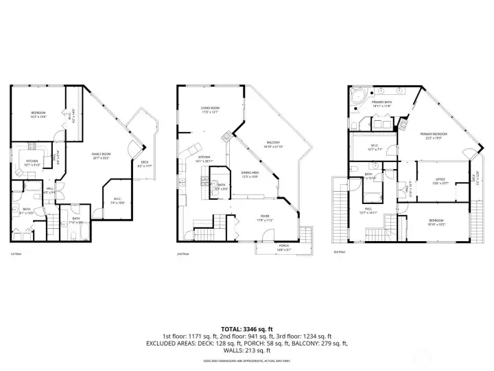 Floorplan w/ estimated square footage