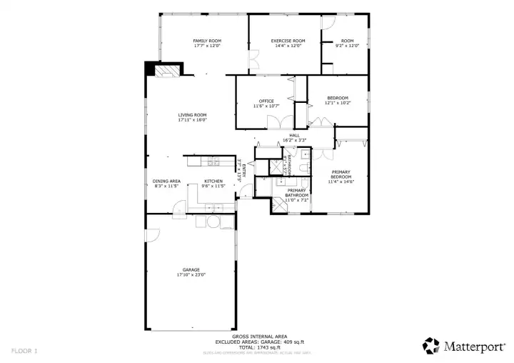 A fabulous open, and flowing floorplan with space for everything and everyone!