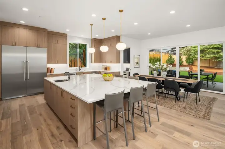 Island seating for 6