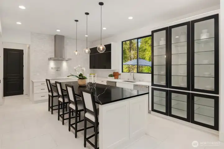 Chef's kitchen with Thermador appliances