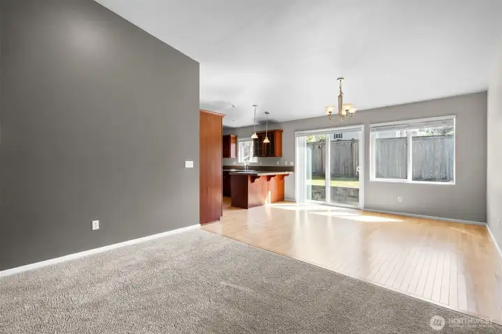 Open living with clearly defined spaces that still feel connected