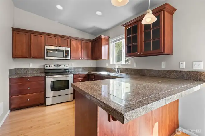 Designed with plenty of prep space, storage, and room to move