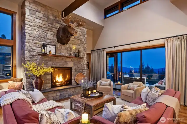 Great Room at Twilight