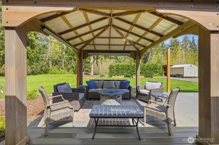 Enjoy the peaceful setting all year round.