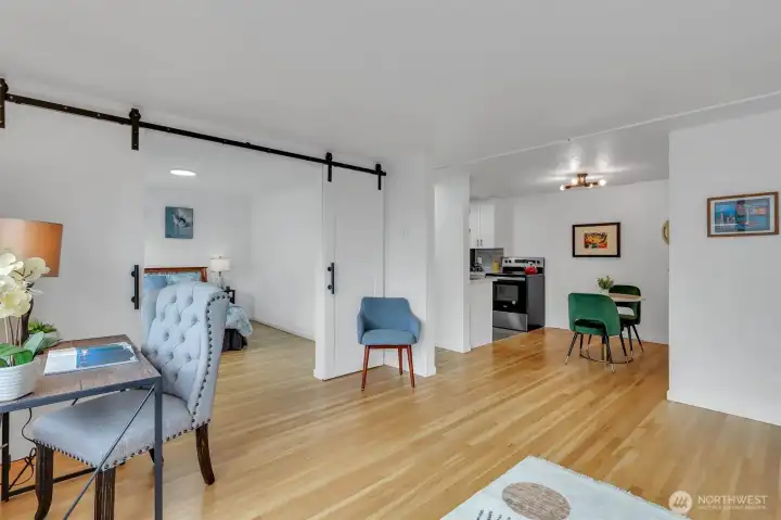Desirable open floor plan with great space.