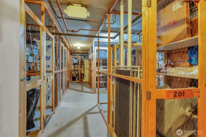 Nice storage room.