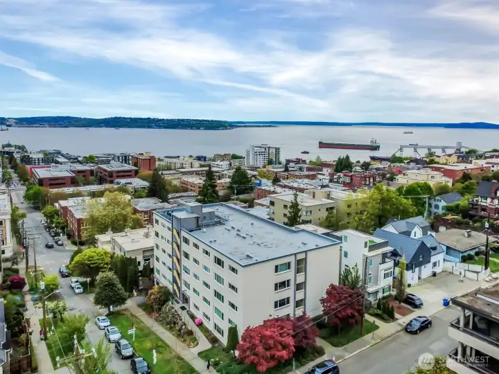 Another view from above looking Southwest.