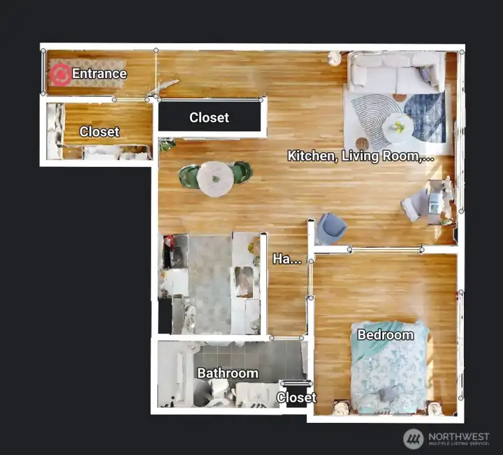 Fantastic floor plan! Must see in person.