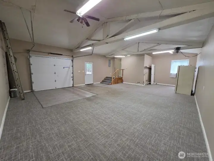 Inside the shop.