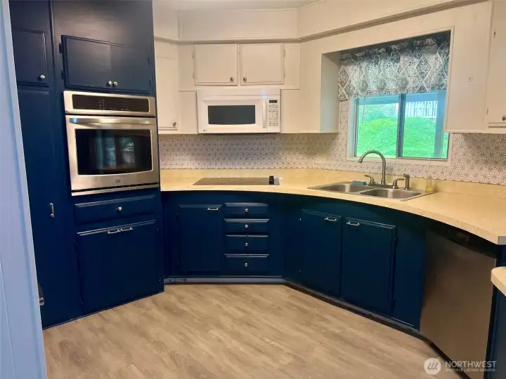 Cute kitchen with a sunny window