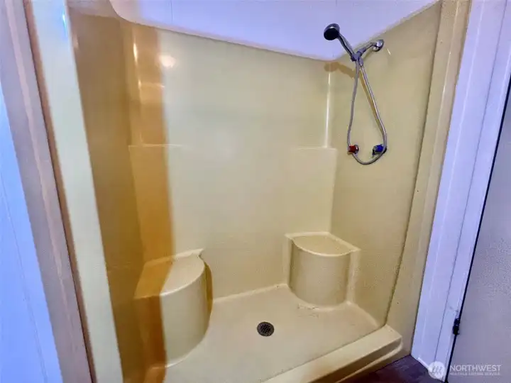 Walk in shower