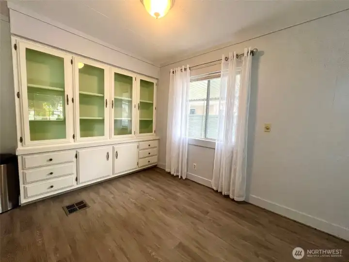Built in hutch