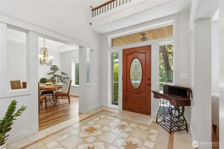 Foyer. Home is staged.