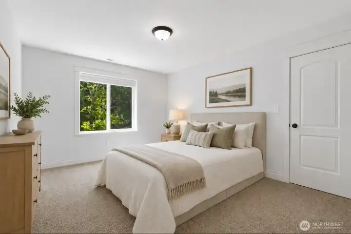 2nd bedroom. Virtually staged.