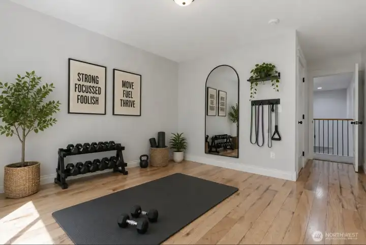 4th bedroom. Virtually staged.