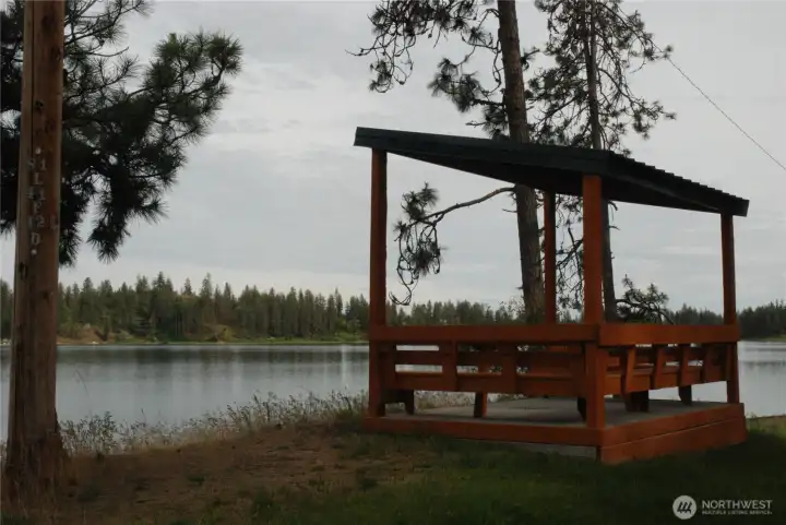 Gazebo water overlook for the community Gazebo water overlook for the community
