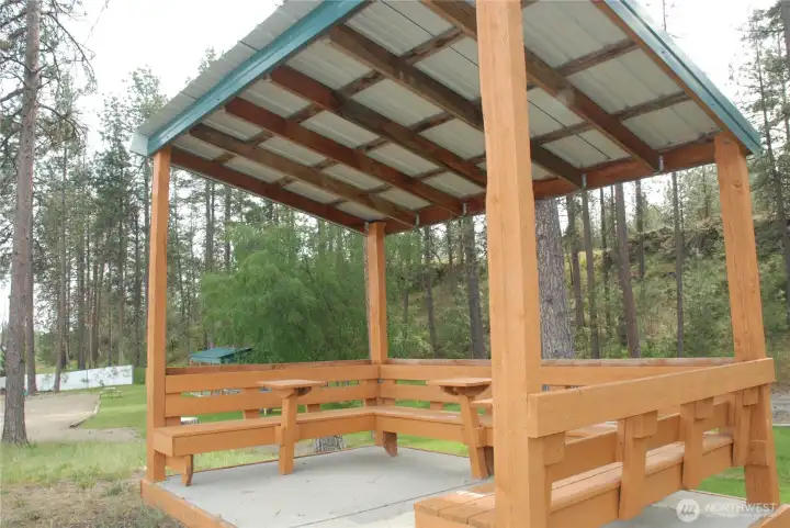 Gazebo water overlook for the community Gazebo water overlook for the community
