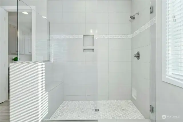 Shower Stall in Primary Bathroom