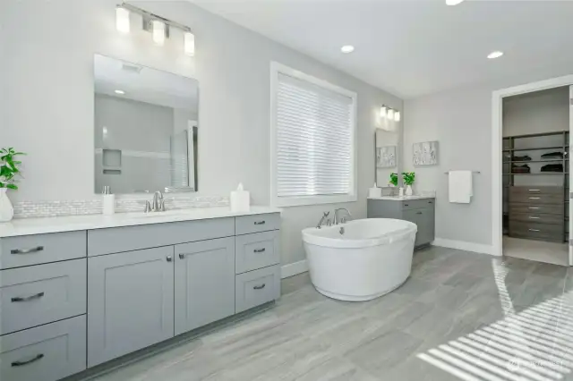 Double Vanities in Primary Bathroom