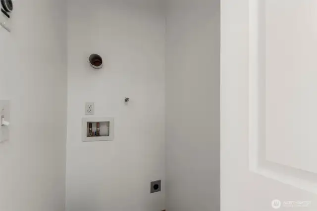 laundry hookup space