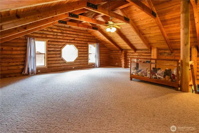Loft could be an additional bedroom, playroom, etc.
