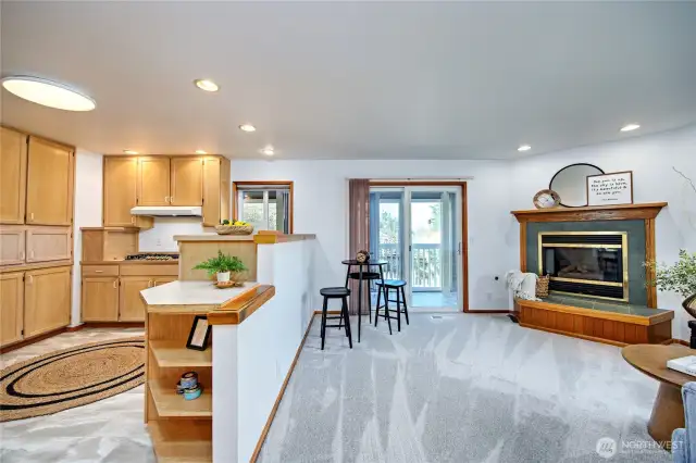 Family Room with Gas Fireplace