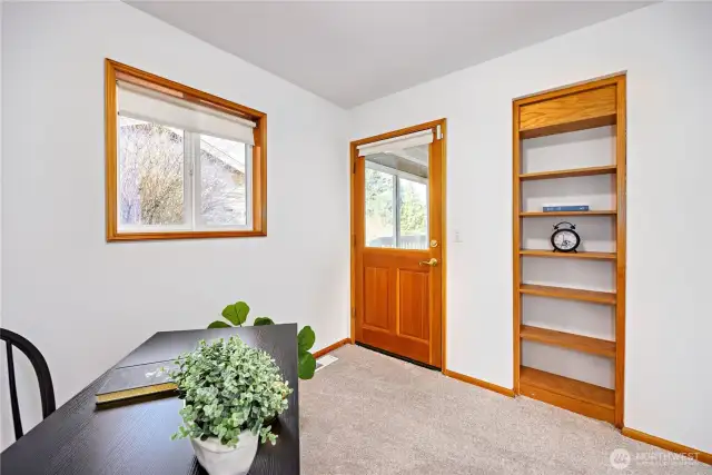 Door to enclosed all-seasons porch